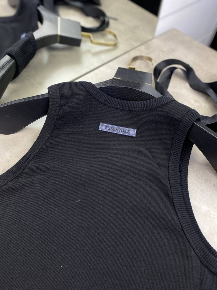 Безрукавка черная Essentials Black f604, фото №4