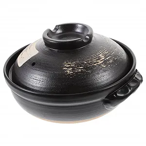 Кастрюля-кесероль керамическая маленькая с двумя ручками антипригарное покрытие 500 мл - Фото 1