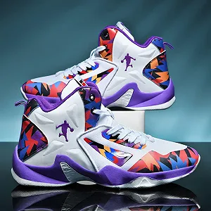 Высокие баскетбольные кроссовки synthetic.ua - Фото 1