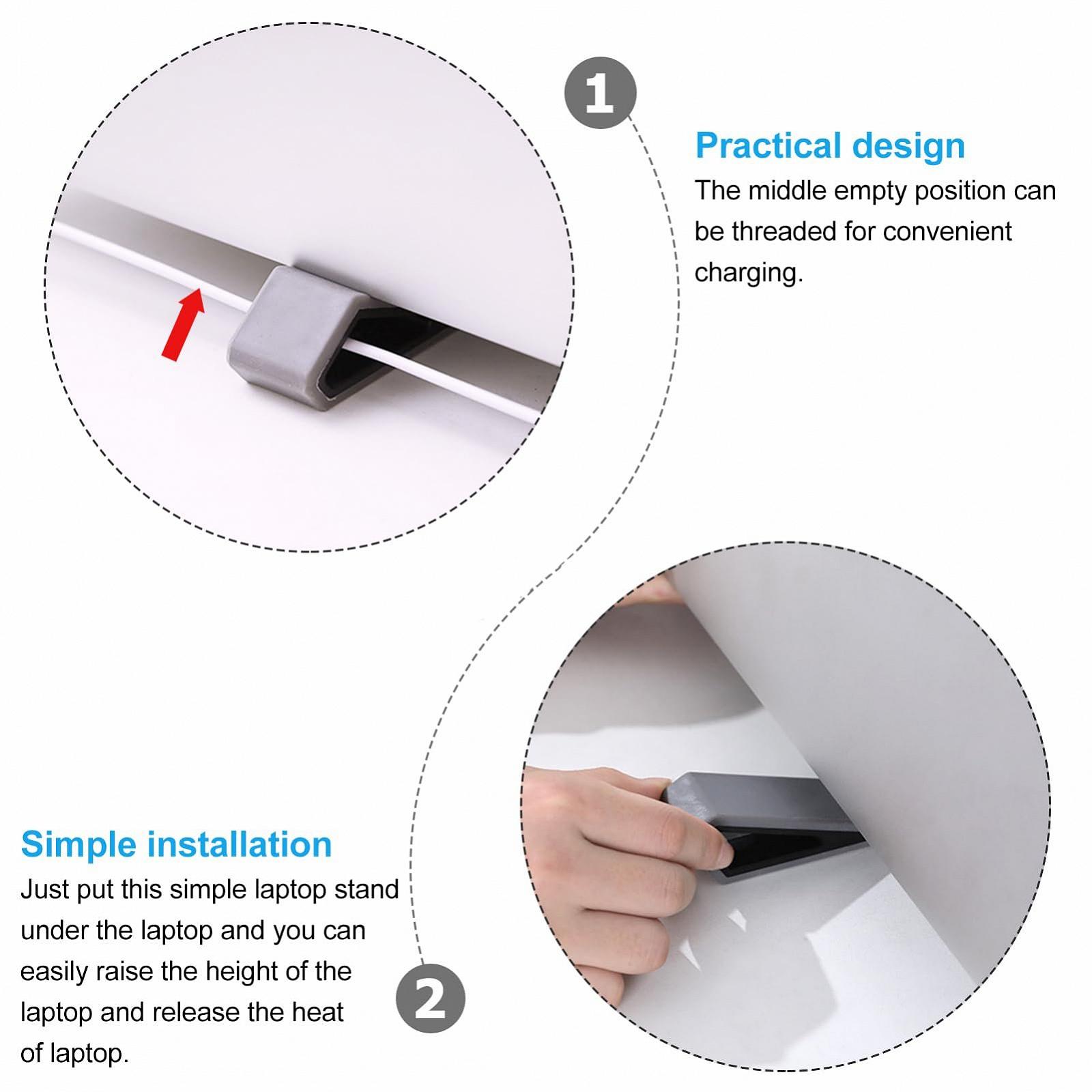 Підставка для ноутбука SOIMISS Регульована по висоті Охолоджуюча 2 шт, фото №8