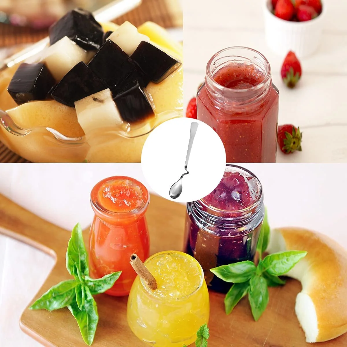 Ложка для меду з нержавіючої сталі, набір з 10, фото №4