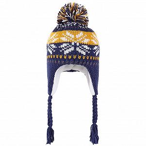 Зимняя шапка YAMEE для девочек с ушными клапанами Теплая synthetic.ua - Фото 1