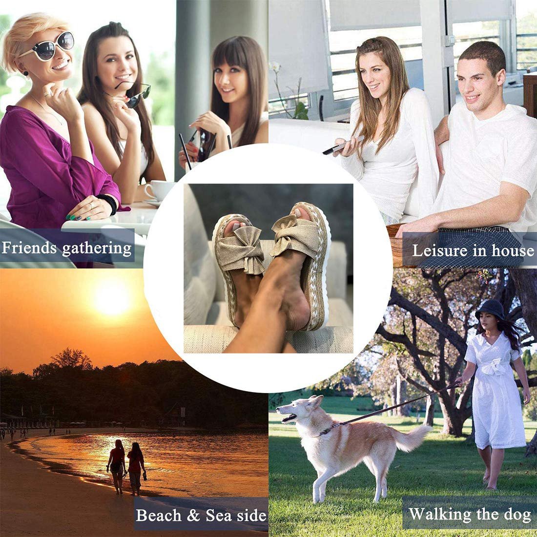 Женские летние клиновые шлепанцы на повседневной платформе., фото №7 Женские летние клиновые шлепанцы на повседневной платформе., фото №7