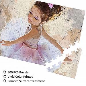 Пазл Балерина деревянный 300 деталей 40 x 28 см с коробкой для хранения synthetic.ua - Фото 1