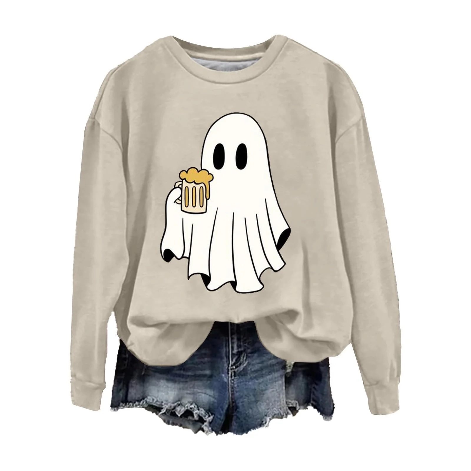 Жіноча Толстовка Милий Привид Довгий рукав, фото №2