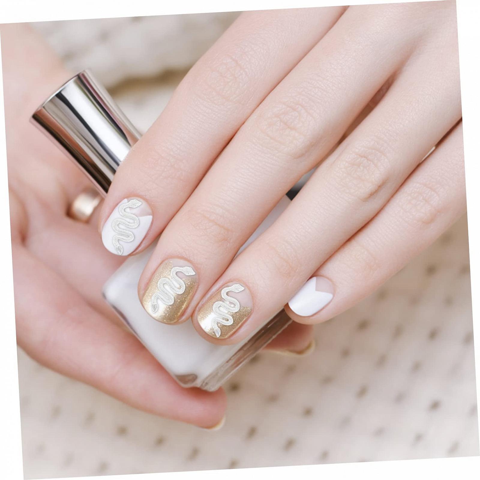 Змія Healeved 100 шт, прикраси для манікюру у стилі ретро, сріблясті, фото №7 Змія Healeved 100 шт, прикраси для манікюру у стилі ретро, сріблясті, фото №7