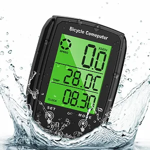 Велокомп'ютер URAQT Digital 19 Function IP65 LED Backlight - Фото 1