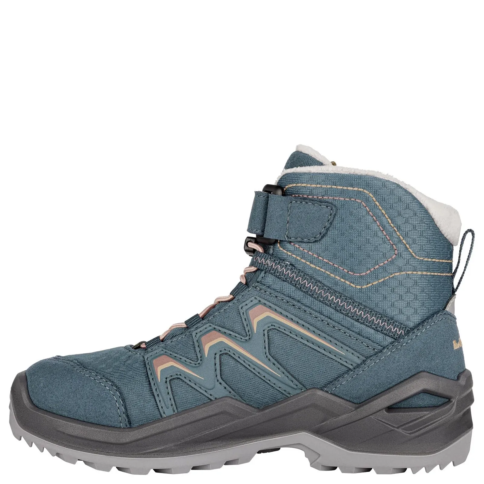 Черевики Lowa Maddox Warm GTX Mid JR Petrol/Rose, фото №3