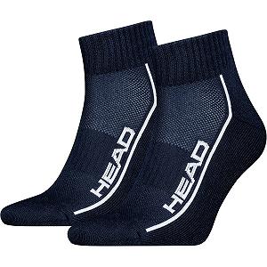 Шкарпетки Head ALL SPORTS PERFORMANCE QUARTER 2P Темно-синій  39-42 - Фото 1