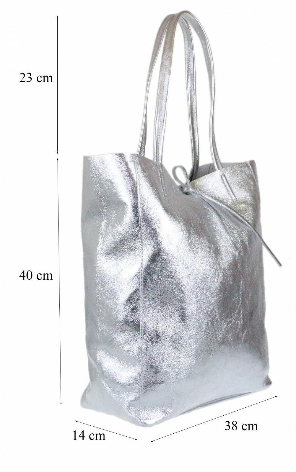 Женская сумка с открытым верхом Girly Handbags из натуральной кожи, фото №2