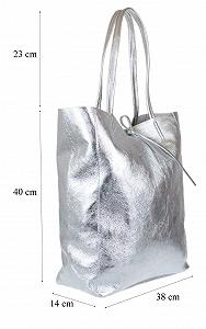 Женская сумка с открытым верхом Girly Handbags из натуральной кожи synthetic.ua - Фото 1