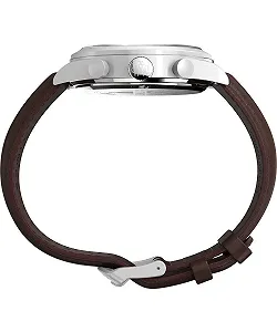 Чоловічий Хронограф Timex Traditional, коричневий, ремінець synthetic.ua - Фото 1
