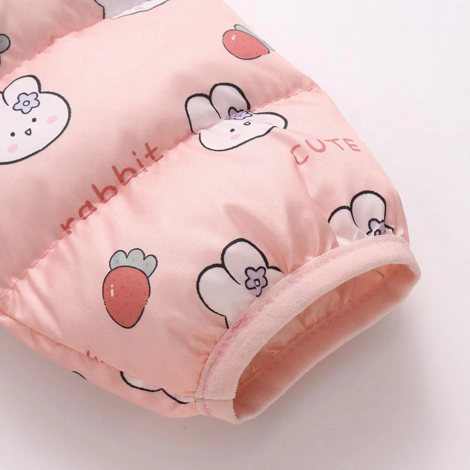 Зимняя Куртка Generisch для Девочек и Мальчиков с Капюшоном, Карманами, Зимнее Теплое Стеганое Пальто, Повседневная Ветрозащитная Толстая Пуховая Куртка, Легкая Пуховая Куртка на Полной Молнии 0-5 Лет, фото №3