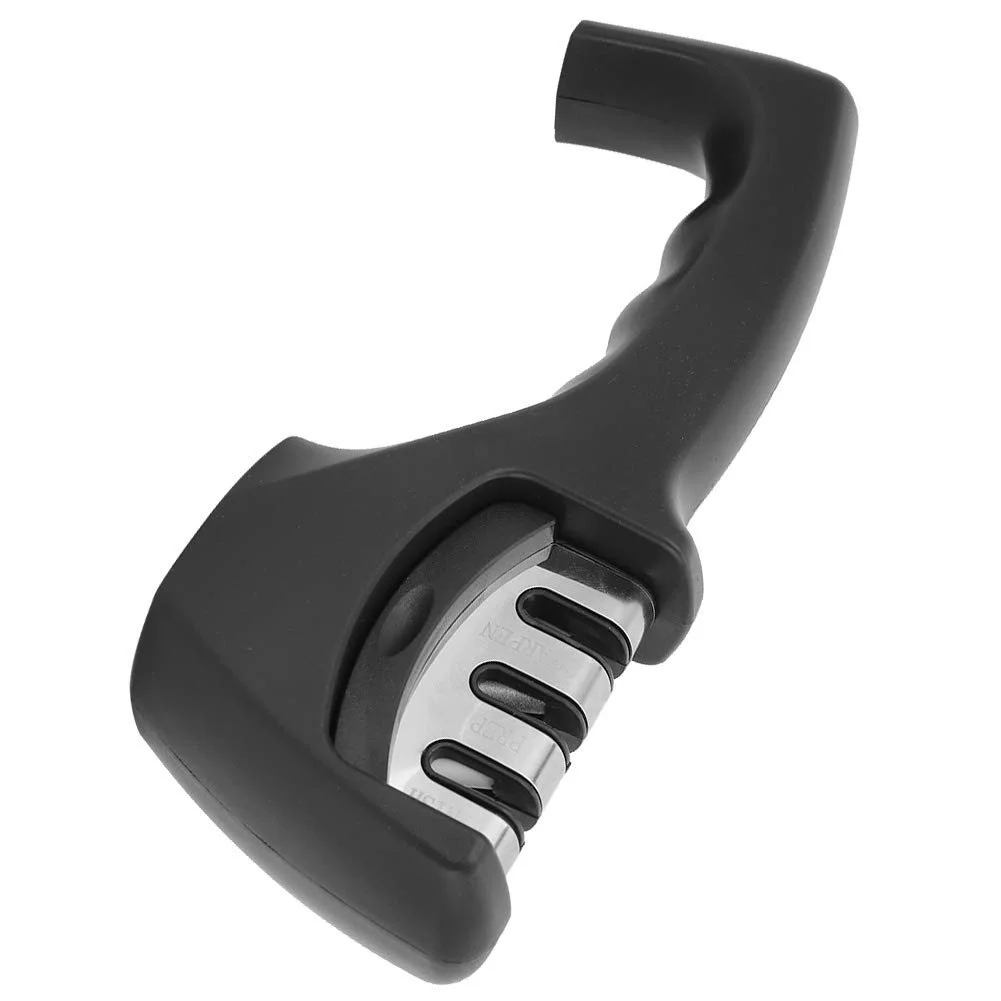 Точило для ножів ручна 3 в 1 багатофункціональна ергономічна ручка, фото №9