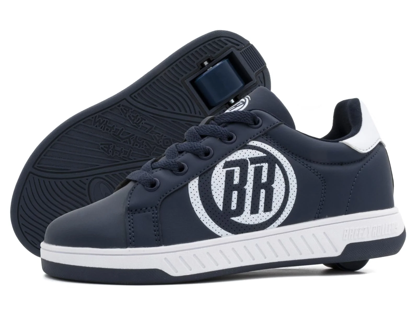 Роликовые кроссовки BREEZY ROLLERS Для детей, Детские роликовые кроссовки, От детской уличной обуви до роликовых коньков за несколько секунд, Запатентованная система Click, Кроссовки с колесами для девочек и, фото №1