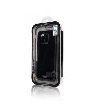 Матовый силиконовый чехол Jet для iPhone 7 черный Remax 701202, фото №2