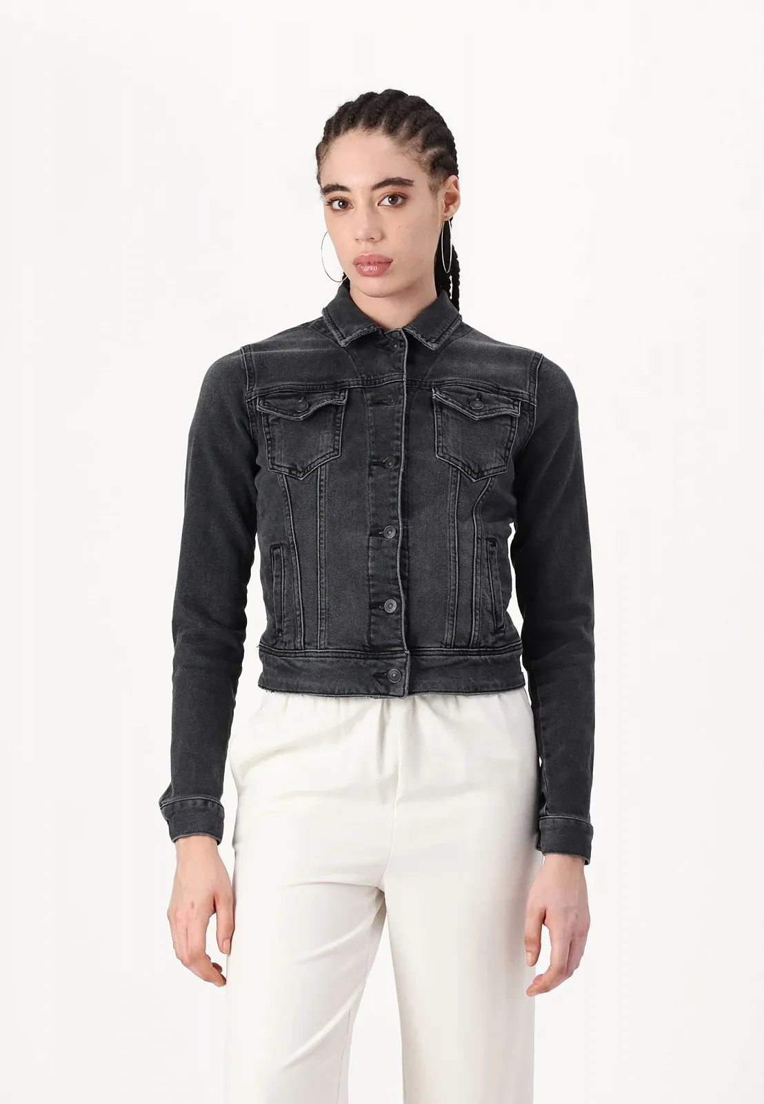 Джинсова жіноча куртка LTB DEAN X Marita Wash - S / Сіра, фото №1