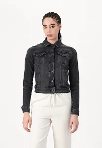 Джинсова жіноча куртка LTB DEAN X Marita Wash - XL / Сіра - Фото 1