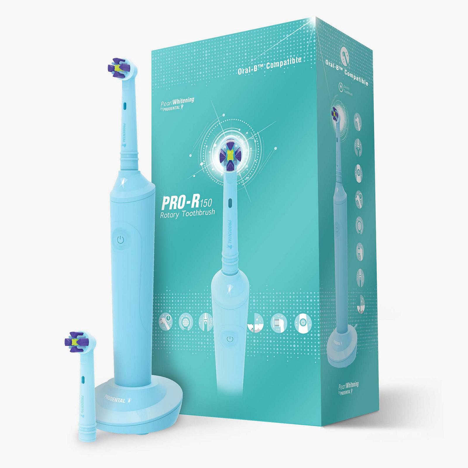 Електрична Зубна Щітка Prodental Pro Rotary R-150 Action Біла, фото №1