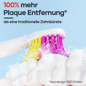 Електрична зубна щітка Seago SG507 Sonic Біла synthetic.ua - Фото 1