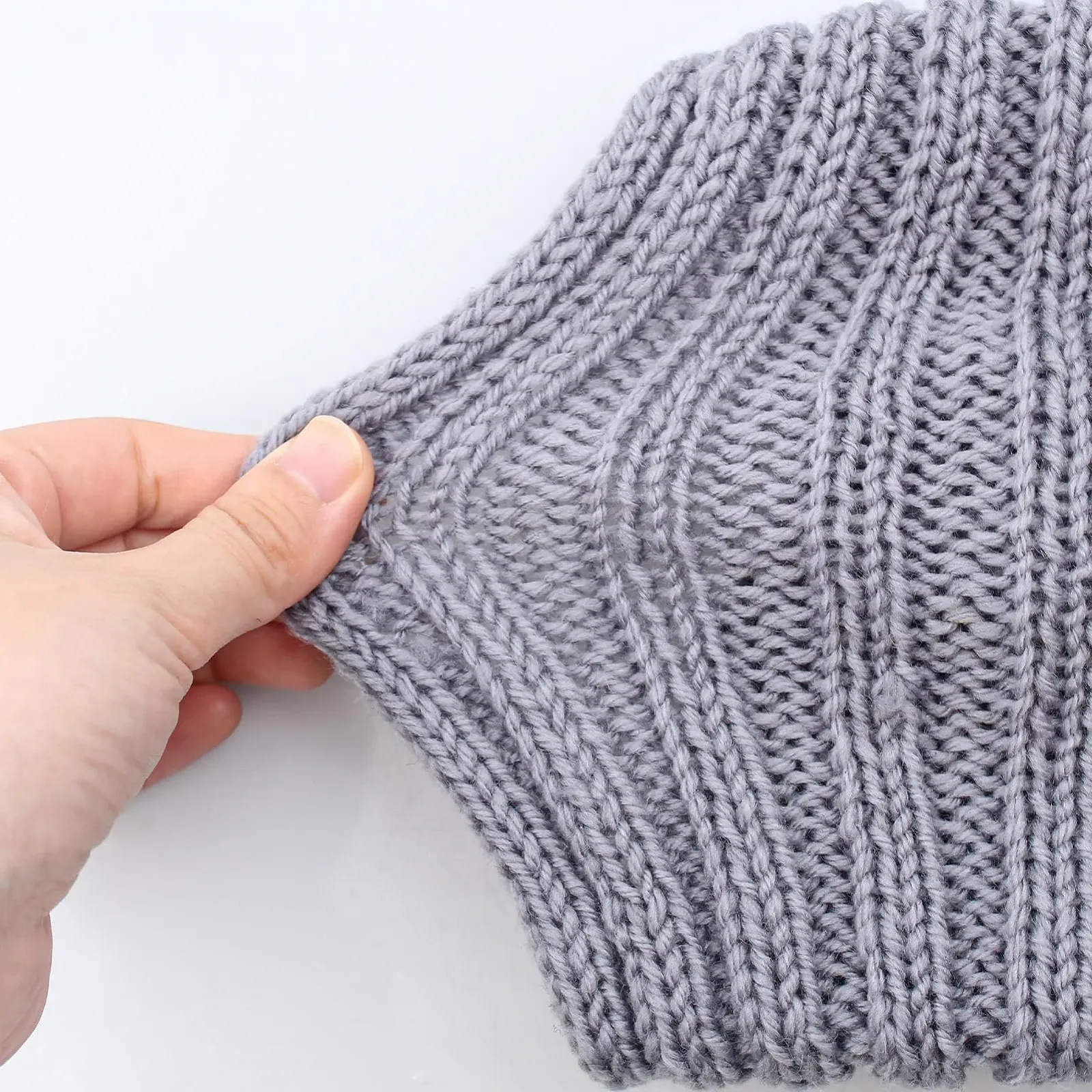 В'язана пов'язка на голову Жіноча Зимова, фото №4