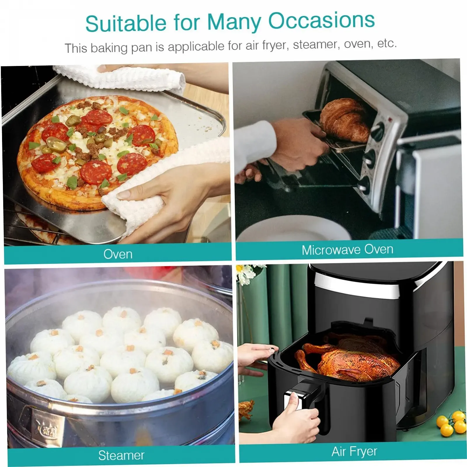 Форма для випікання VALICLUD силіконова 16 см термостійка гнучка, фото №7