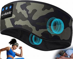 Навушники LC-dolida Sleep Bluetooth Бездротова Пов'язка для Спорту 14+ годин Легкі HiFi Стерео Ергономічні - Фото 1