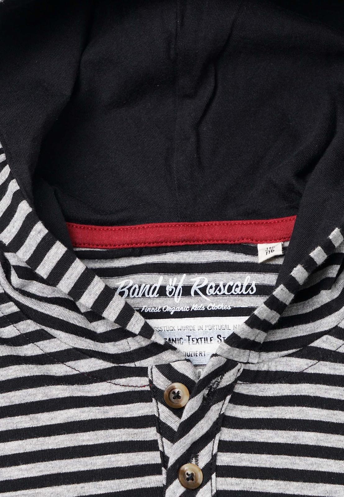 Кофта з довгими рукавами Band of Rascals Stripe Hooded Organic Cotton, фото №3