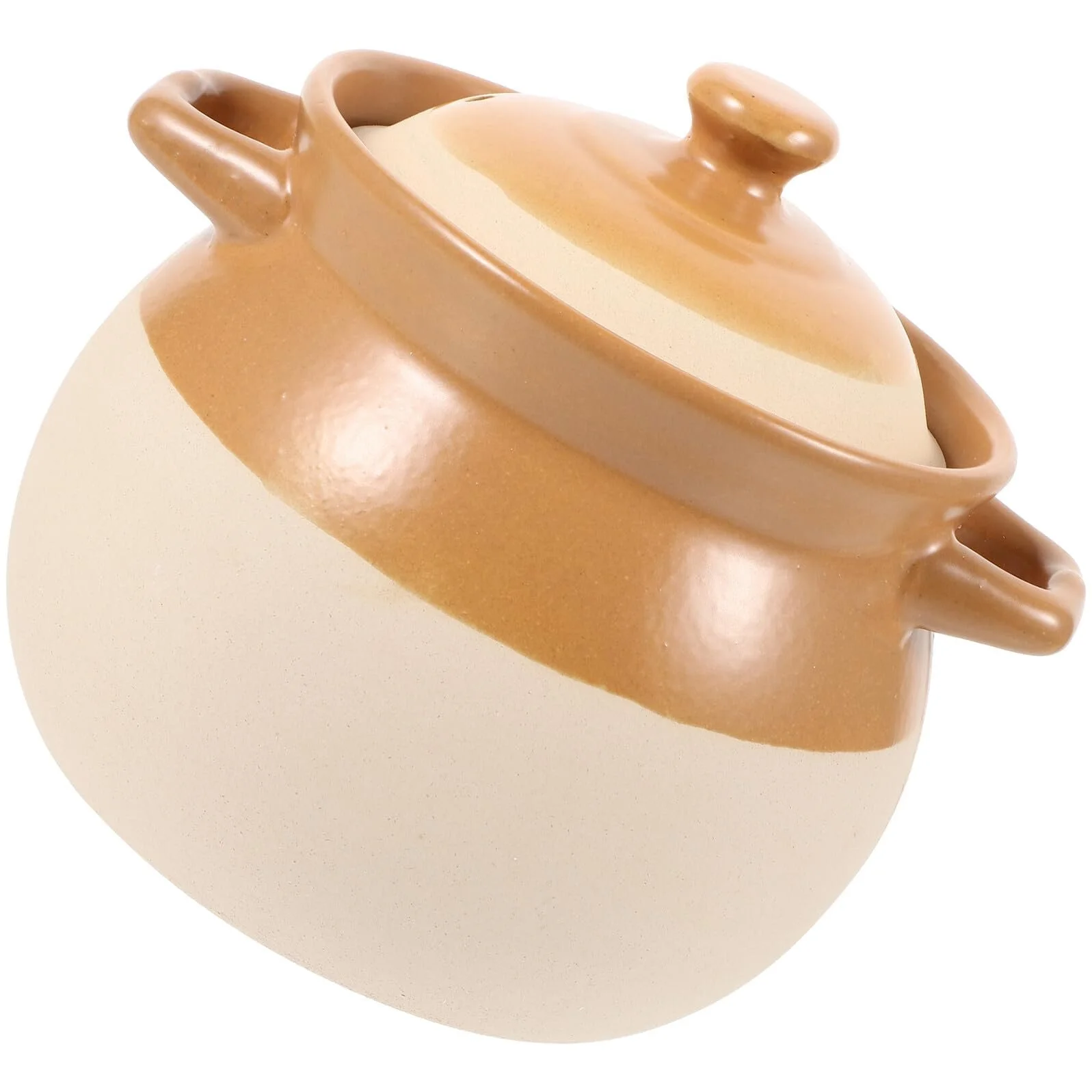 Каструля BESPORTBLE Vintage керамічна з ручкою термостійка для газової плити, фото №1