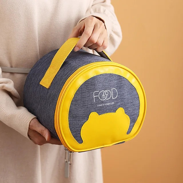 Комплект ланч бокс термо супница с приборами и термосумкой Food 1500 мл зеленый, фото №2