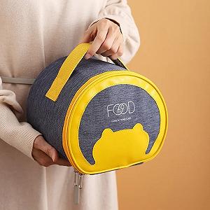 Комплект ланч бокс термо супница с приборами и термосумкой Food 1500 мл зеленый synthetic.ua - Фото 1