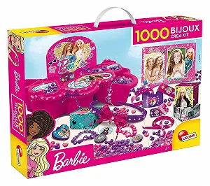 Валіза з біжутерією Barbie Lisciani Fashion для дітей 76901, 1000 прикрас - Фото 1