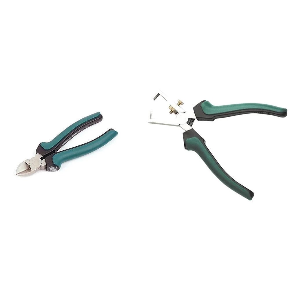 Бокорезы и стриппер для проводов Brüder Mannesmann M10956 и M10989 160 мм, фото №1