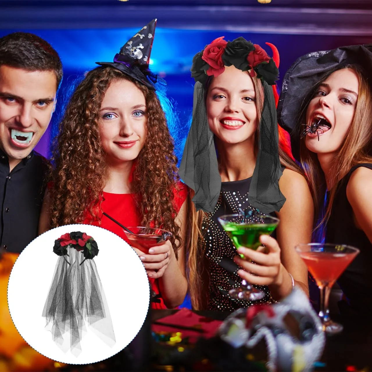 Обруч на голову Цветок Роза, фото №6