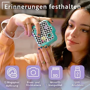 Цифровая камера мгновенной печати Canal Toys CLK 001 250 Photos LCD Light Blue synthetic.ua - Фото 1