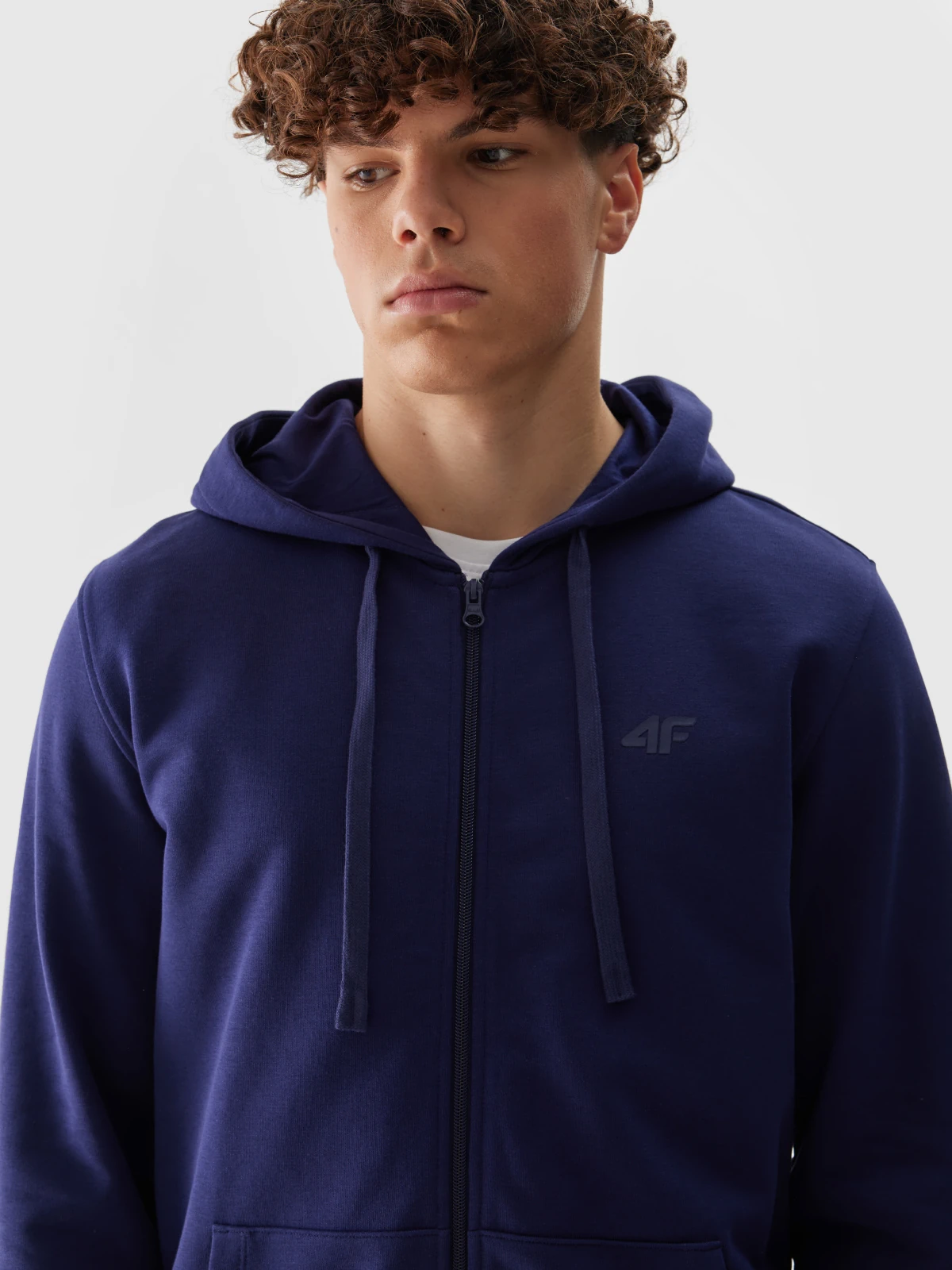 Худи 4F SWEATSHIRT M0951 4FWSS24TSWSM0951-31S Темно-синій L, фото №3