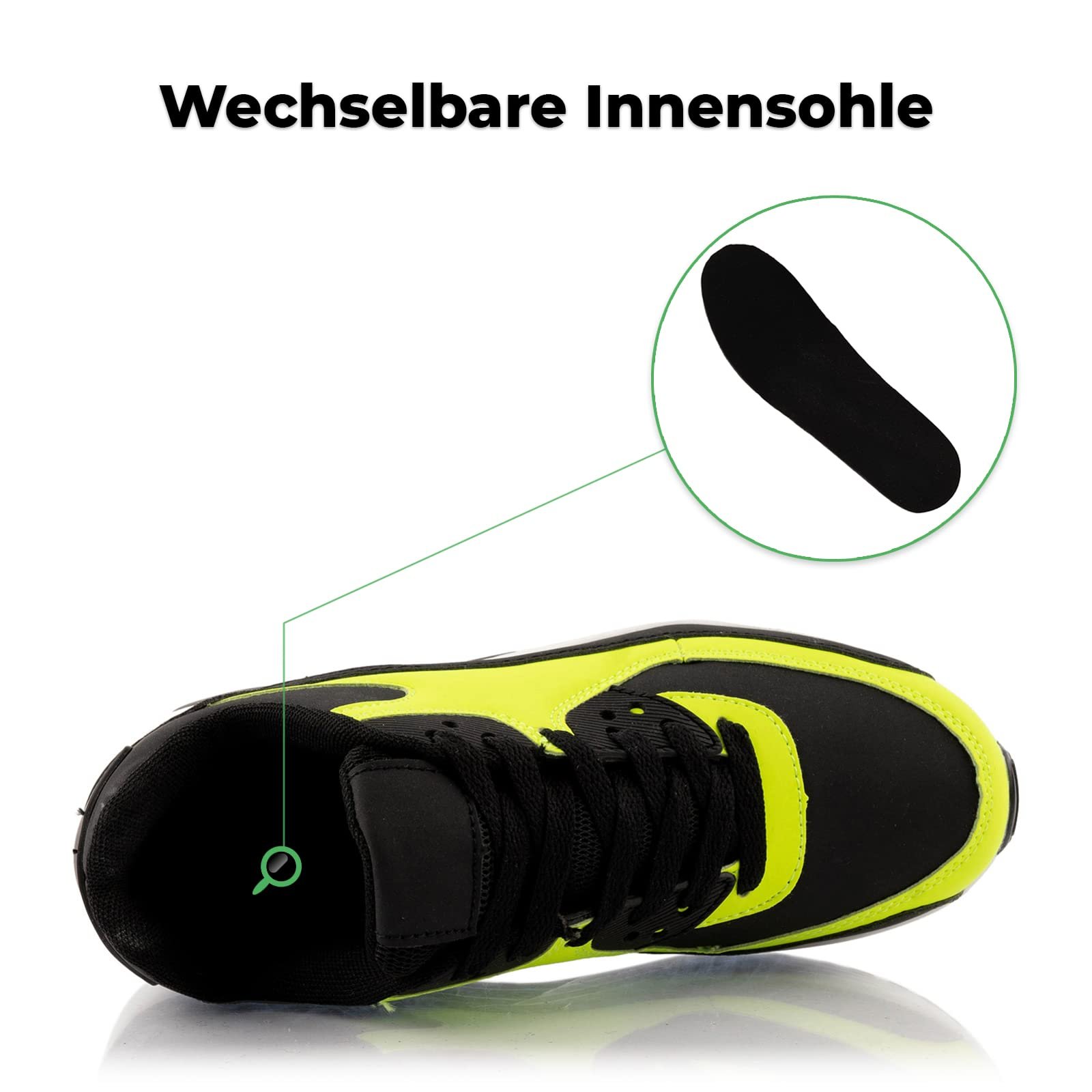 Кроссовки Fusskleidung® Unisex, С амортизацией, Легкие кроссовки для бега, фото №5