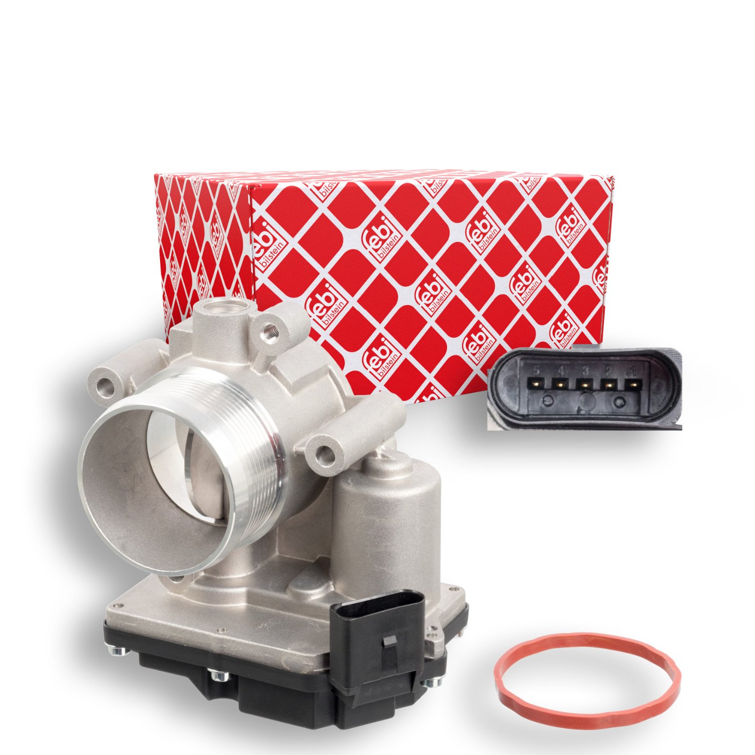 Дроссельная заслонка FEBI BILSTEIN 46130 для AUDI SEAT SKODA VW, фото №1