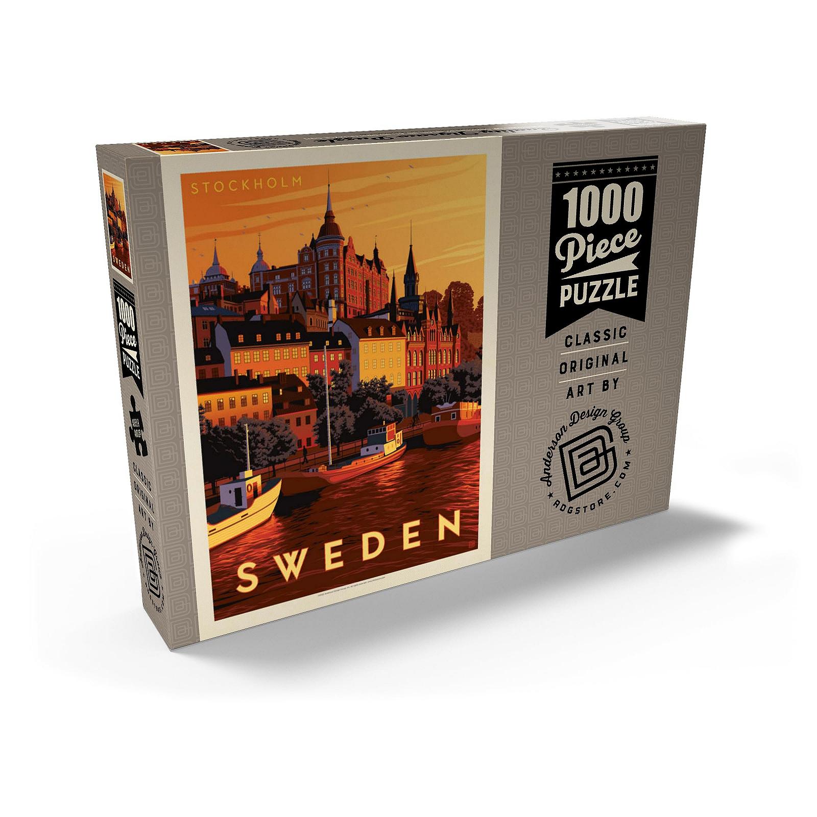 Пазл MyPuzzle Special Collection by Anderson Design Group Sweden: Stockholm, Vintage Poster 1000 элементов, фото №2