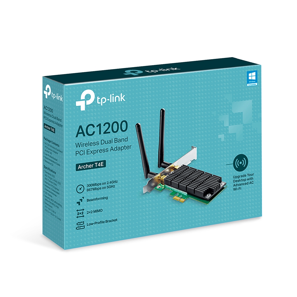 Мережевий Wi-Fi адаптер TP-Link Archer T4E AC1200, фото №3