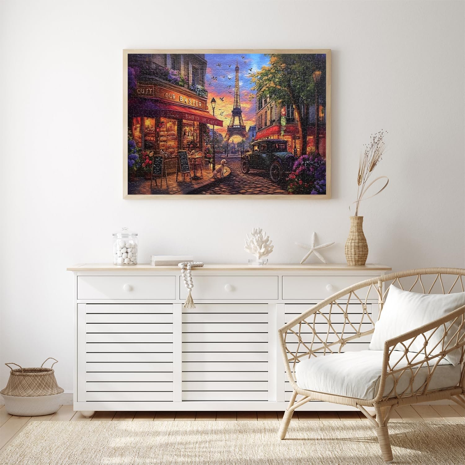 Пазл Yunlus Чарівна вуличка Парижа 1000 деталей 70 х 50 см, фото №4