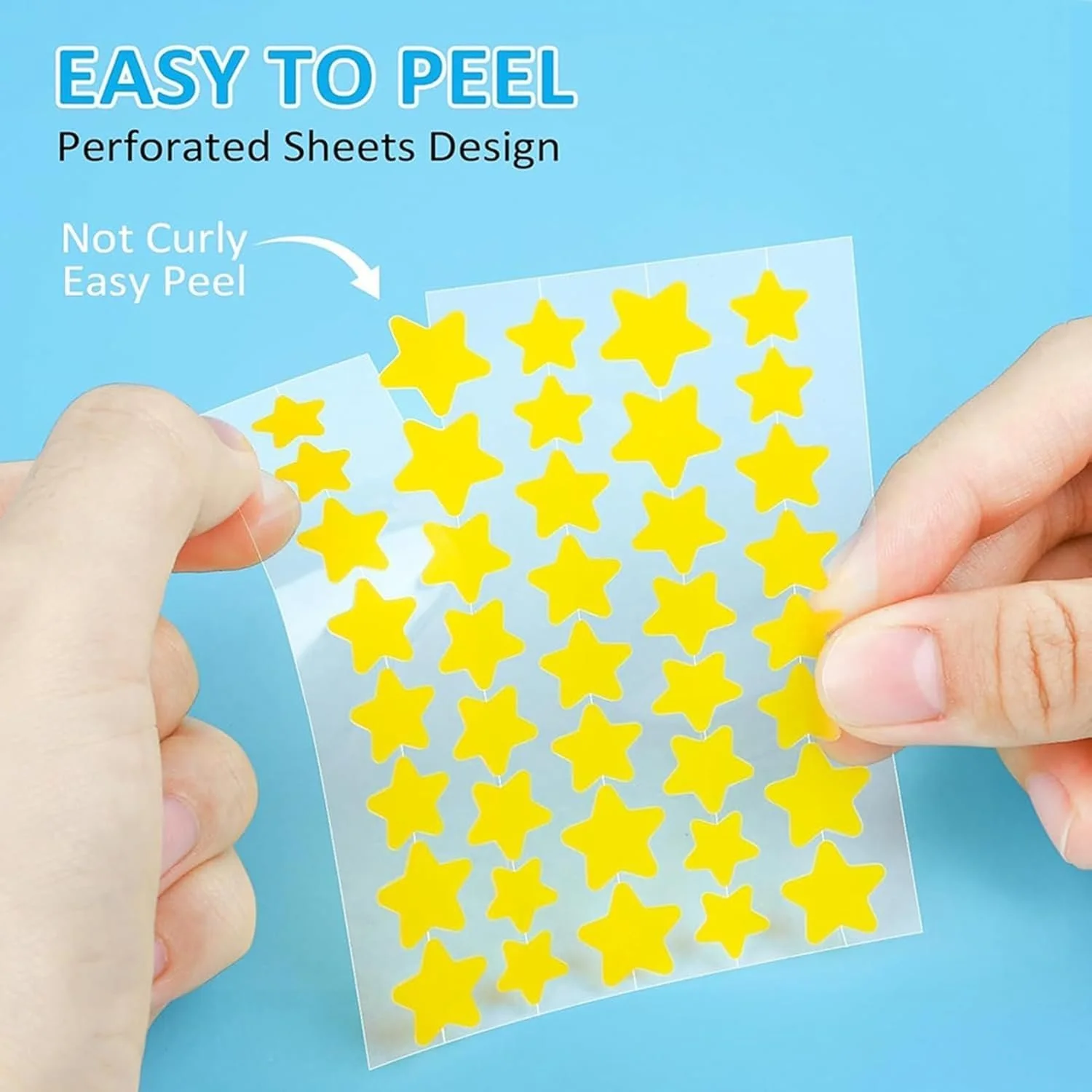 Патчи для лица Звезда 10 листов/упаковка (400 капсул) Гидроколоидные патчи от акне, фото №6