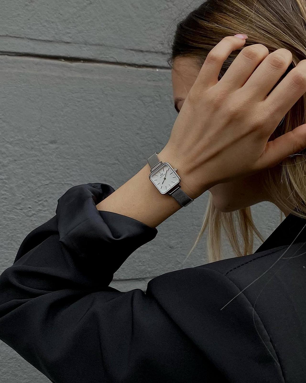 Часы Daniel Wellington Quadro Серебристый Нержавеющая сталь (316L), фото №6 Часы Daniel Wellington Quadro Серебристый Нержавеющая сталь (316L), фото №6