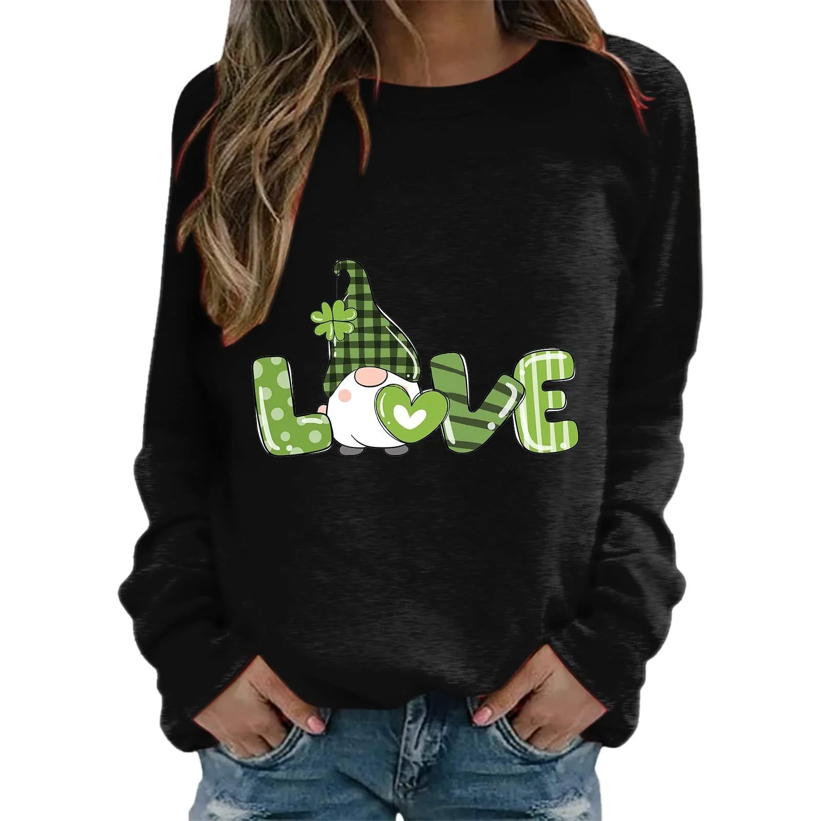 Жіноча Толстовка Generisch Oversized Вільний Крій, фото №1