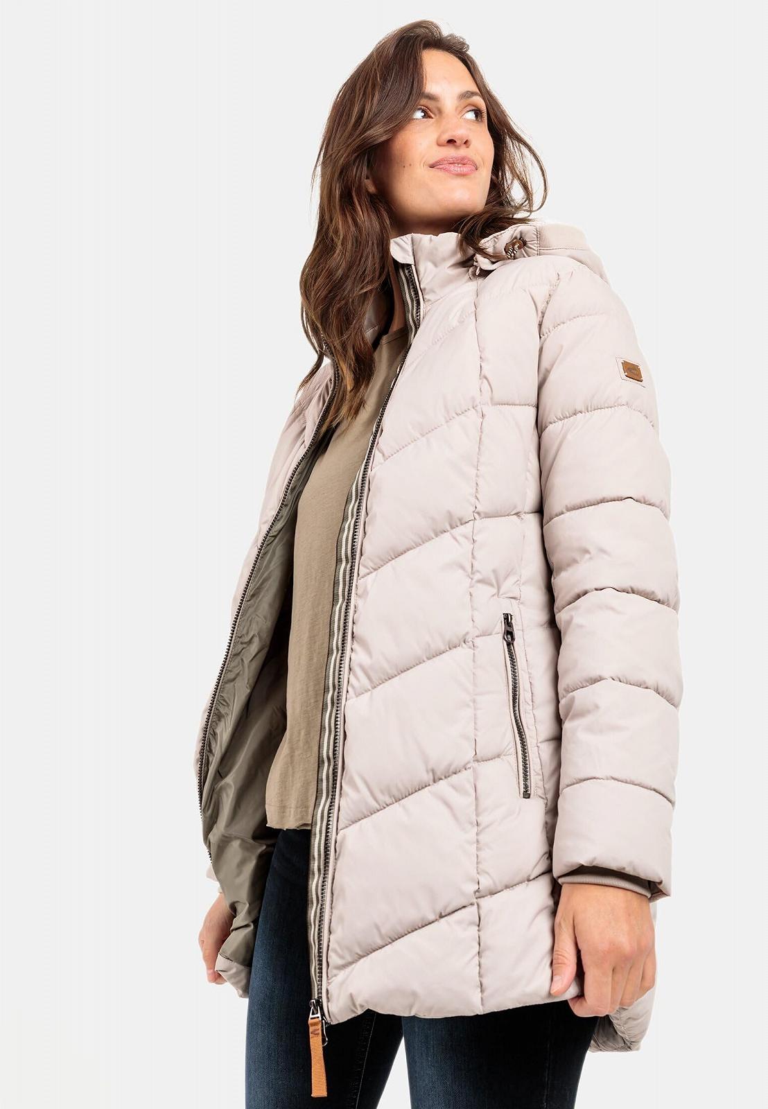 Пальто camel active З переробленого поліестеру стьобане, фото №6