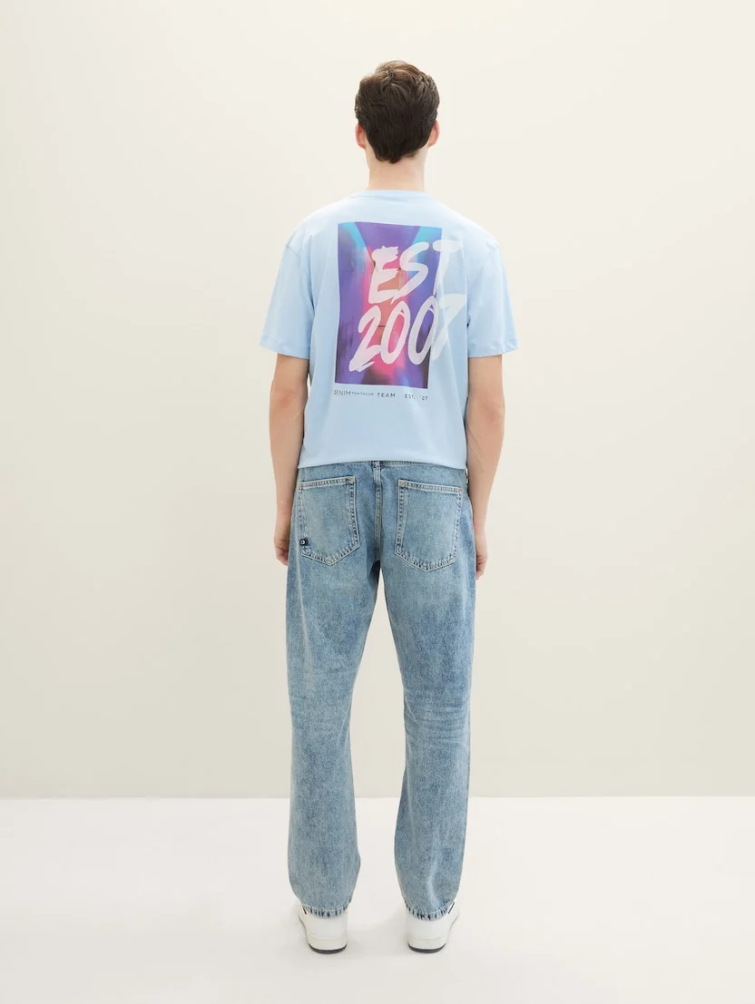 Джинси Loose Straight Fit Jeans 1040203-10146 Tom Tailor Блакитний M, фото №3