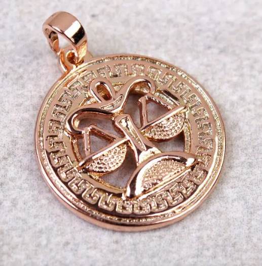 Жіноча підвіска на шию: Терези - знак зодіаку, фото №4