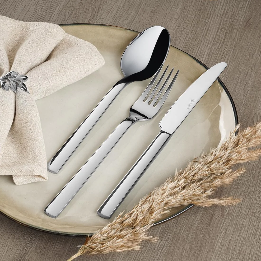 Набір столових приборів Paul Wirths Aura на 6 персон, 30 предметів, нержавіюча сталь, полірована, фото №5