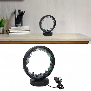 Настільна лампа з кристалів HEEPDD регульовані колірні режими унікальний дизайн synthetic.ua - Фото 1