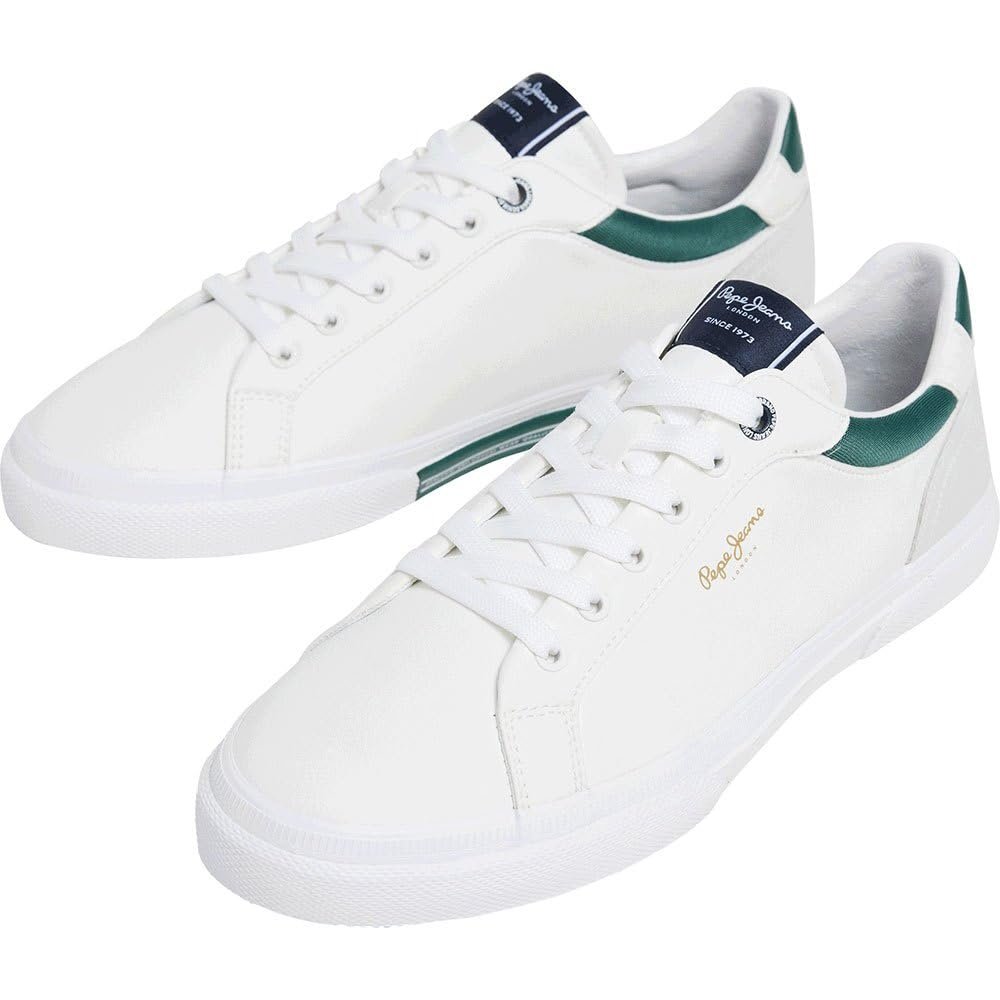 Кросівки Pepe Jeans Court De Kenton Шкіряні Navy, фото №3